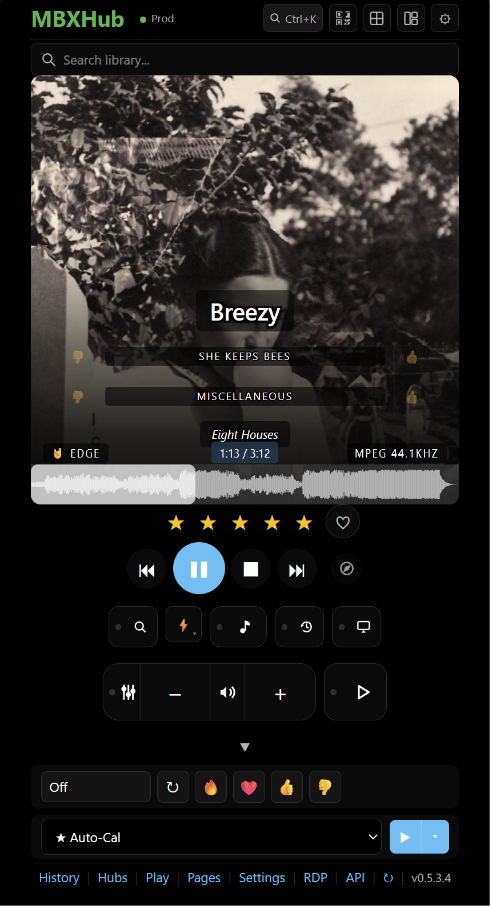 Dashboard v0.5.3.4