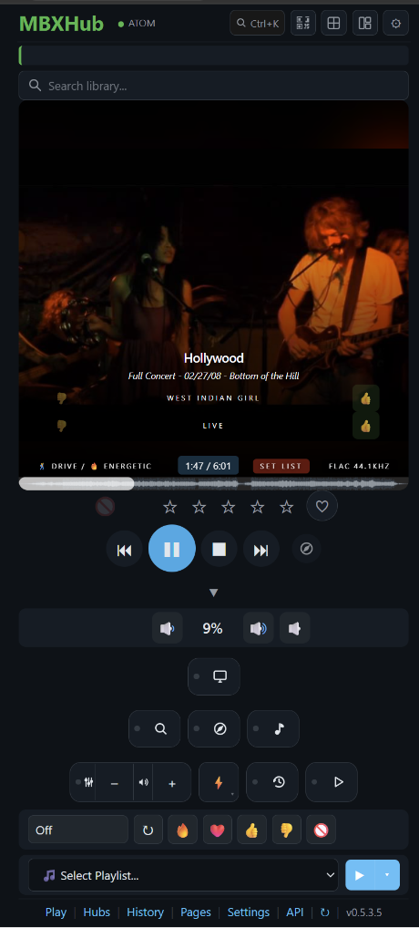 Dashboard v0.5.3.5