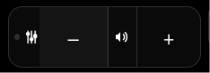The mixer control on the MBXHub charm bar
