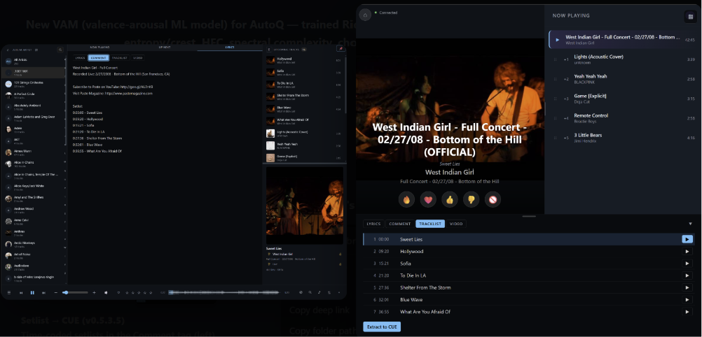 v0.5.3.7 Setlist from Comments