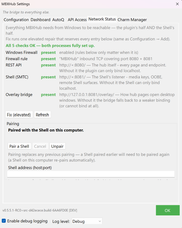 v0.5.5.0 Firewall check