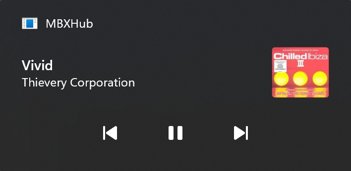 MBXHub SMTC - Windows media transport controls
