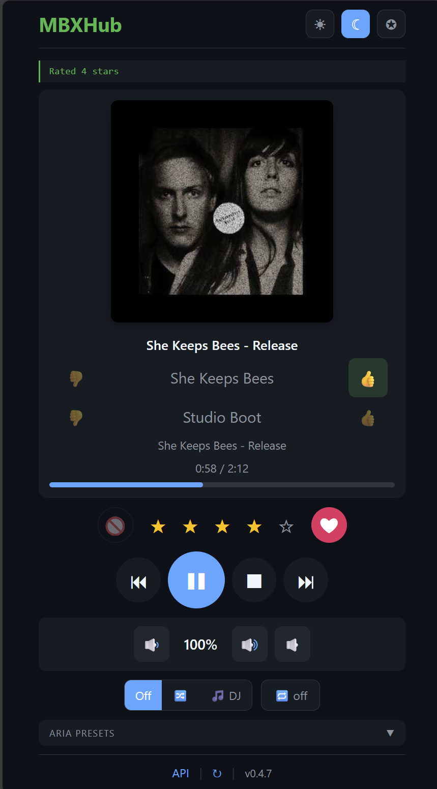 Dashboard v0.4.7