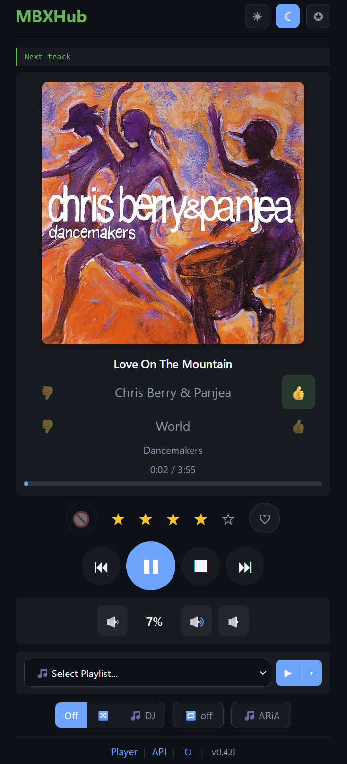 Dashboard v0.4.8