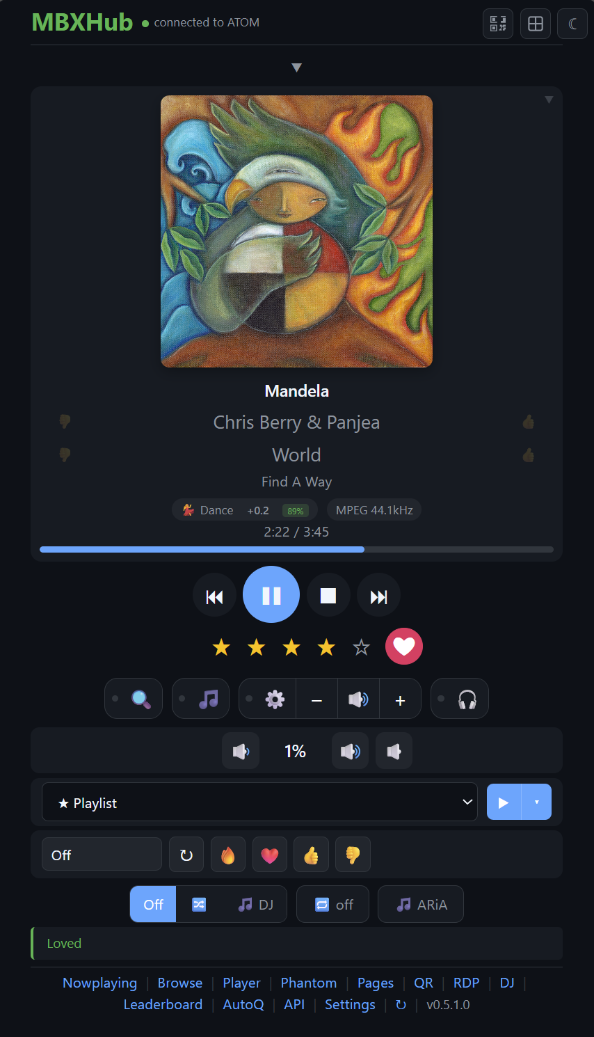 Dashboard v0.5.1.0