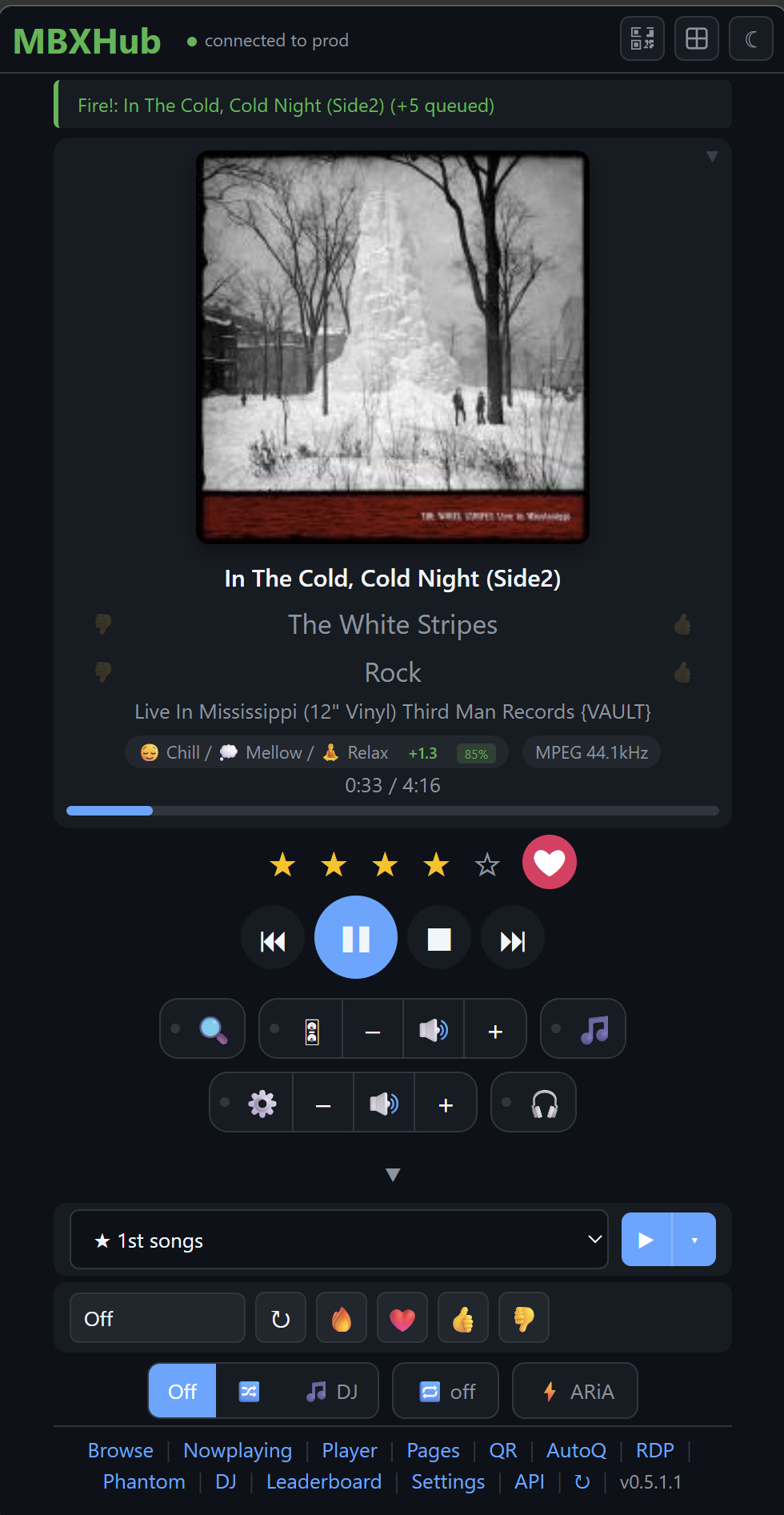 MBXHub Dashboard - Dark Mode