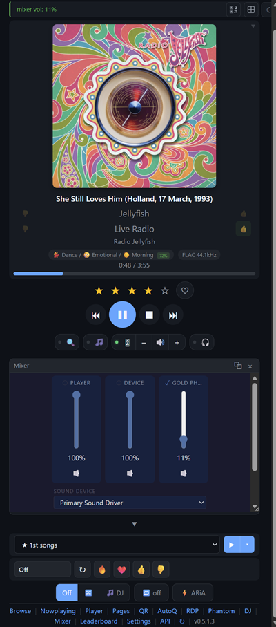 Dashboard v0.5.1.3
