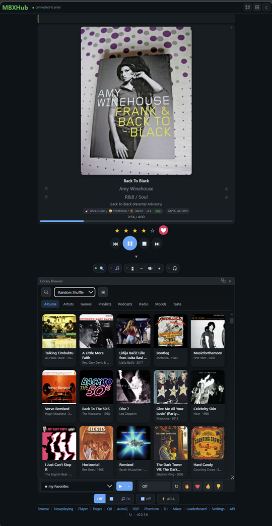 Dashboard v0.5.1.6