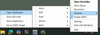 v0.5.3.1 Shell Libraries menu