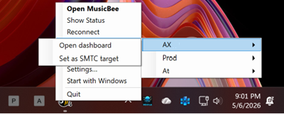 MBXHub SMTC - Windows media transport controls